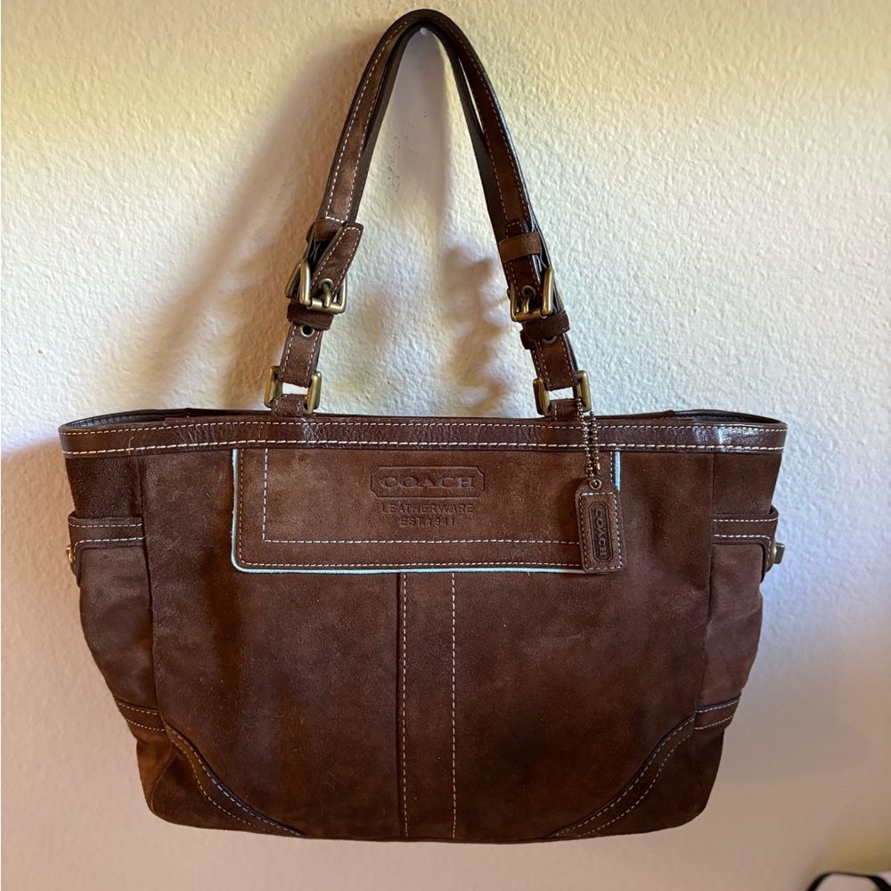 Vintage Coach Y2K Hampton Tote Gallery Shoulder Bag